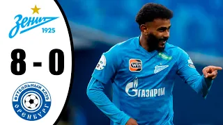 Зенит - Оренбург 8-0 обзор матча 2022 HD