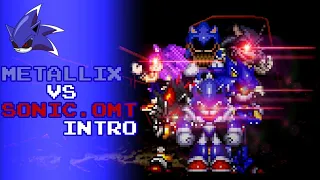Metallix (Mecha sonic) Vs Sonic.OMT (Sonic.exe) Intro/Teaser Sprites animation | #sprites #teaser