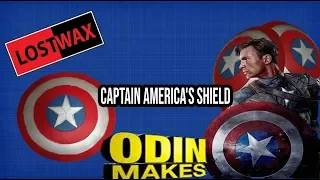 How to Make Captain Americas Shield from the MCU | ideas from Lost Wax and Odin Makes