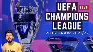 UEFA CHAMPIONS LEAGUE RO16 DRAW LIVE REACTION & REVIEW | 2021/22 | HINDI