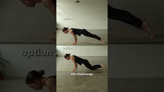 Struggling with chaturanga? You need to try this option