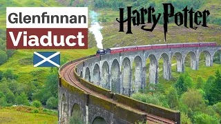 Glenfinnan Viaduct & The Jacobite Steam Train - HARRY POTTER FILM LOCATION In Scotland!