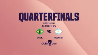 Brazil vs Argentina | 2024 Concacaf W Gold Cup