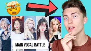 VOCAL COACH Reacts to KPOP VOCAL BATTLE - WENDY vs YUJU vs ROSÉ vs SOLAR vs JIHYO