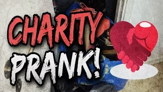 Charity prank