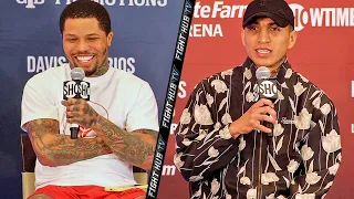 GERVONTA DAVIS VS MARIO BARRIOS - FULL PRESS CONFERENCE & FACE OFF VIDEO