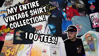 MY ENTIRE VINTAGE SHIRT COLLECTION! NEAR 100 SHIRTS!