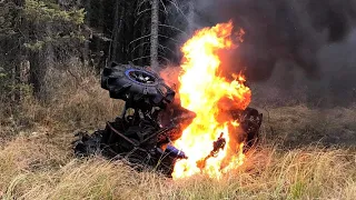 30k Custom Can-am Renegade burns to the ground