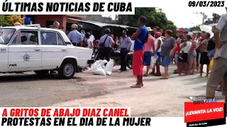 Ultimas Noticias de Cuba Hoy !! ATENCIÓN / Protestas en las calles de la Habana contra Diaz Canel