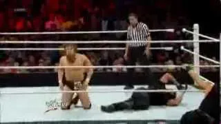 WA.WWE Raw 4/29/13 - John Cena & Team Hell No vs The Shield Highlights