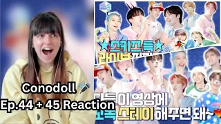 Stray Kids Reaction : [Conodoll🎤] Ep.44 + 45