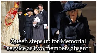 Queen Camilla steps up as 'Head of the Royal Family ' during Memorial service