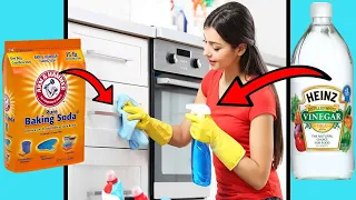 How To Clean Greasy Kitchen Cabinets, Tiles and Cooker Hoods Using Baking Soda & Vinegar