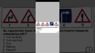 İzahlı testlər. Xəbərdarlıq nişanları. (dərslərlə bağlı ətraflı məlumat instagram hesabında)