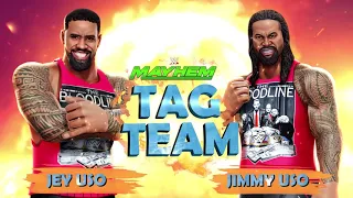 Mayhem Clash- Jey Uso and Jimmy Uso Tag event | WWE Mayhem