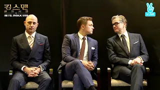 [Interview] Kingsman The Golden Circle Movie Talk LIVE 【Mark Strong, Taron Egerton, Colin Firth】