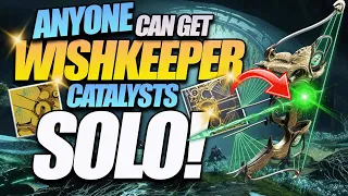 SOLO Wishkeeper LEGEND EASY! ANYONE can get CATALYSTS SOLO! (Cheese & Patch STRATS) Destiny 2