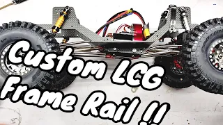 1/10 RC Crawler - How to Build Your Own Custom LCG Chassis / Frame Rail