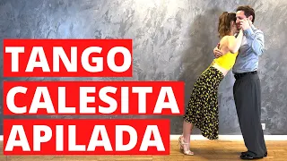 How to dance the Tango Calesita Apilada (steps & embrace)