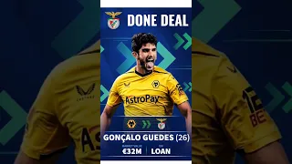 Goncalo Guedes to SL Benfica for Loan from Wolverhampton