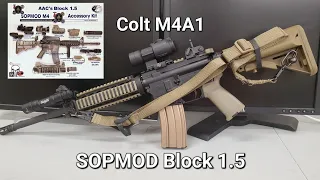 Colt M4A1 Sopmod Block 1.5 Clone Build - Better than Block 1