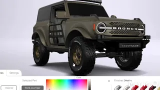 2021 ford bronco/custom art