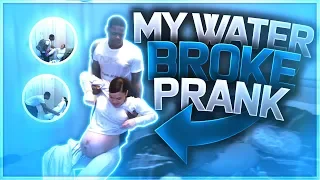 MY WATER BROKE PRANK ON BOYFRIEND!!! *FUNNIEST REACTION*