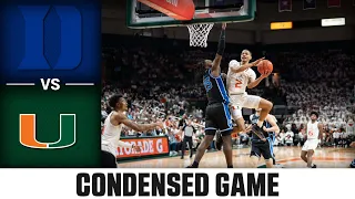 Duke vs. Miami Condensed Game | 2022-23 ACC Men’s Basketball