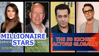 Top 50 Wealthiest Actors in the World: 2024 Edition