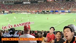 Phần 2: Quẩy banh CHẢO LỬA Mercedes-Benz Stadium || ĐI XEM ĐÁ BANH ở giải MLS của MỸ