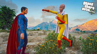 Saitama vs Superman Epic Battle - GTA 5 Mods