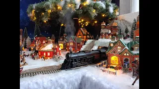 Mary's Christmas Village with Polar Express Train 2021