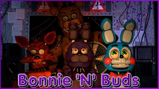 Bonnie, Foxy & Toy Bonnie play FNAF 2 Deluxe (AMAZING FNAF 2 MOD) || Bonnie ‘N’ Buds