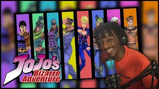 THESE ARE ALL GOOD! | JoJo's Bizarre Adventure All Themes REACTION |