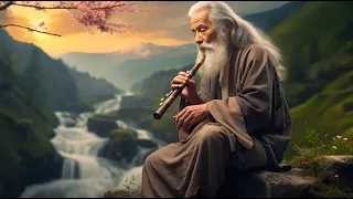 Beautiful Relaxing Tibetan flute - Stop Overthinking, Stress Relief Music, Sleep and Calming Music