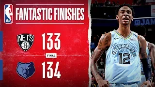 DRAMATIC Finish in Memphis Between Grizzlies And Nets | Oct. 27, 2019