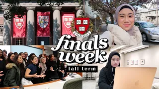Finals week at Harvard Graduate School of Education | fall term