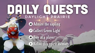 Daily Quests in Daylight Prairie | sky children of the light | Noob Mode