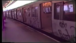 DDS London Graffitti 1991 Metropolitan line