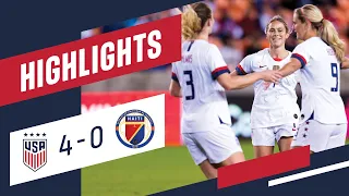 USA 4-0 HAITI Olympic Qualifier Highlights | Jan. 28, 2020 | Houston, TX - BBVA Stadium