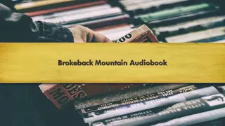 Brokeback Mountain Audiobook