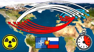 Así Sería una Guerra Nuclear entre Rusia y la OTAN - Minuto a Minuto