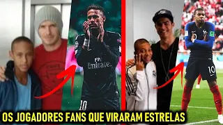 OS JOGADORES que CONHECERAM seus ÍDOLOS quando CRIANÇAS!! - feat CR7, MESSI e NEYMAR