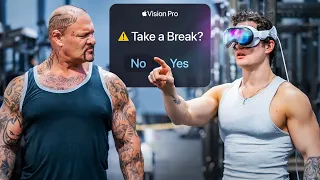 I Went To The Gym In Apple Vision Pro