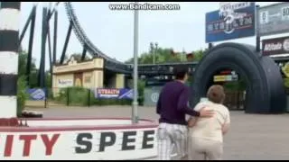 OLD WOMAN ON STEALTH RIDE THORPE PARK