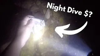 Guess What We Found After Hours - First Night Time River Treasure!