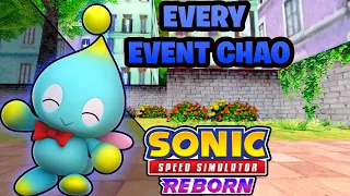 Every EVENT CHAO In Sonic Speed Simulator!