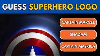 Can You Guess All These Superheroes From A Partial Logo ? | Superhero Quiz