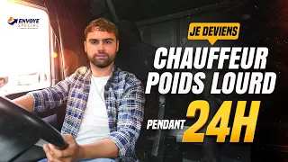 Je deviens CHAUFFEUR POIDS LOURD pendant 24H ! (Je drift avec un tracteur)