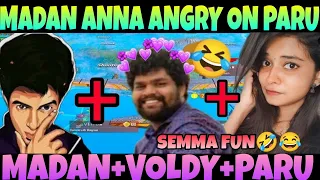 MADAN Anna got angry and exited the match😭Dont miss the End🤕#parugaming #madanop #madan #bgmifunny